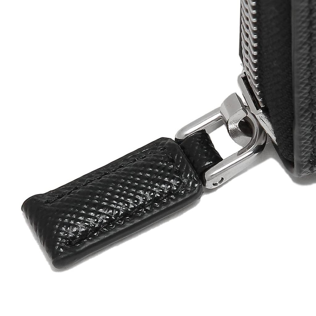 Long Wallet Saffiano 2ML188 2ML317 2ML506 QHH QME Black [Prada] Men's (2) NERO(F0002) [Item]