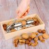 Easy To Use Manual Nut Cracker Stainless Steel Heavy Duty Walnut Shelling Machine With Storage Box Walnut Clip Elderly