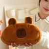 Сумка для ручек Capybara Plush на молнии, плюшевая сумка для карандашей Capybara Plush, детская