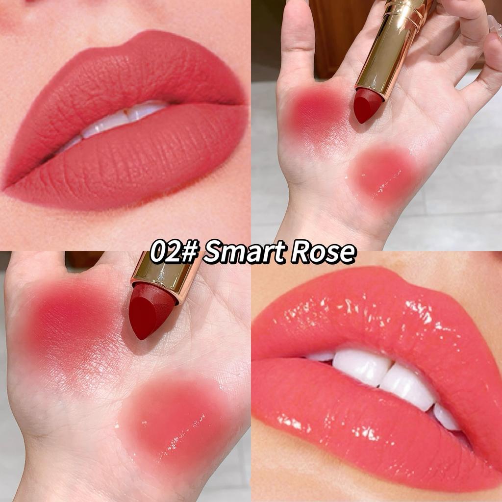 SHAQINUO Двусторонняя помада-дождевик с фиксированным цветом