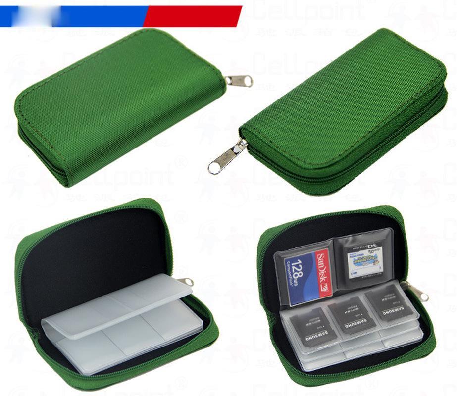 Memory Card Storage Bag Carrying Case Holder Wallet 22 Slots for Game Accessories Memory Card Box