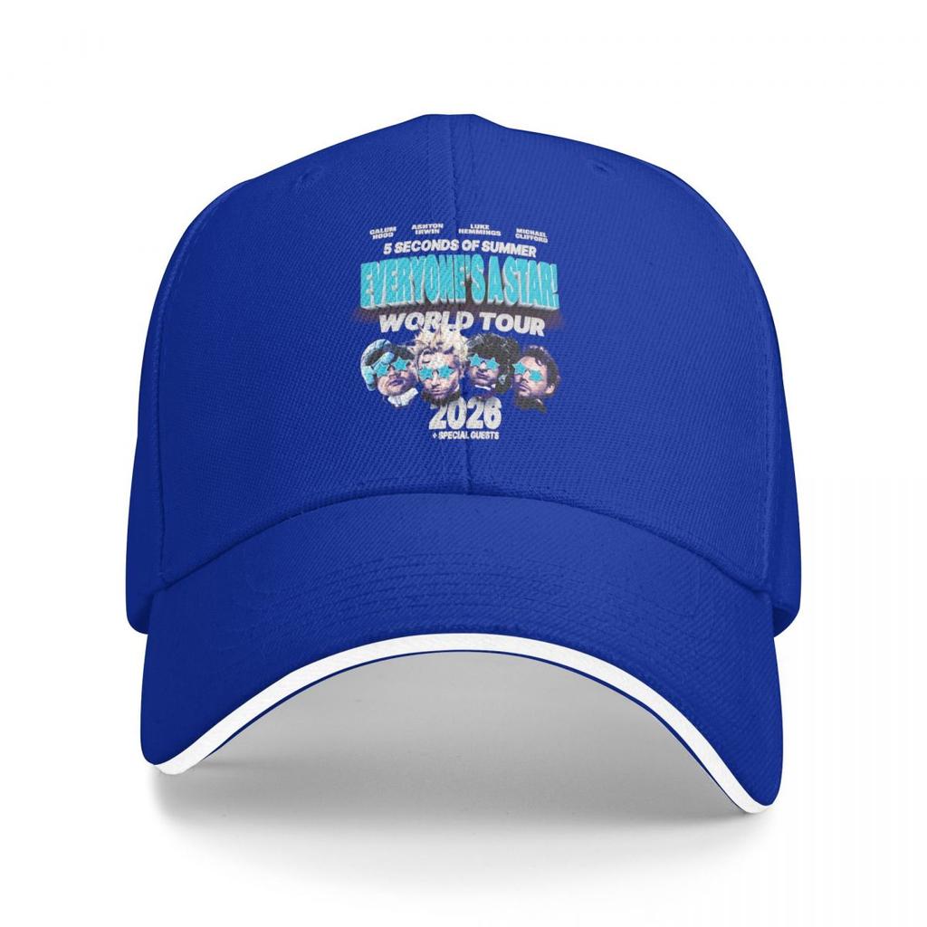 Baseball Caps EVERYONE'S A STAR 5 Seconds Of Summer Trendy Graphic Unisex Sport Summer Hats