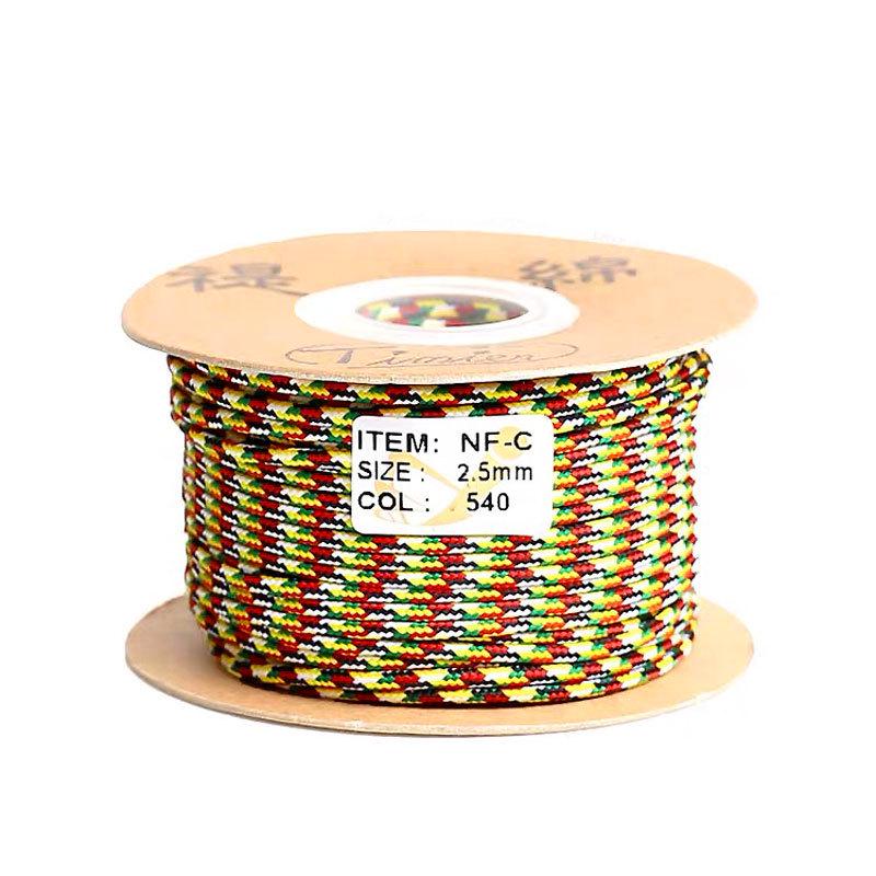 Пятицветный плетеный шнурок для браслета: Нить Ваджра из нефрита для Вэньвань, буддийских бусин, бодхи «Звезда и Луна» и бисерных нитей