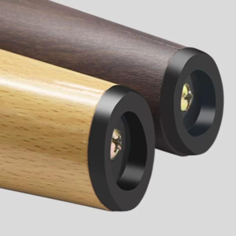 4pcs Wooden Solid Furniture Legs Oblique Straight Non-slip Design Cabinet Legs Adjustable Height Sloping Style Chair Foot Couch
