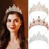 Роскошные Тиары Женская Хрустальная Корона Принцессы Головной Убор для Свадебных Вечеринок и Празднования Дней Рождения