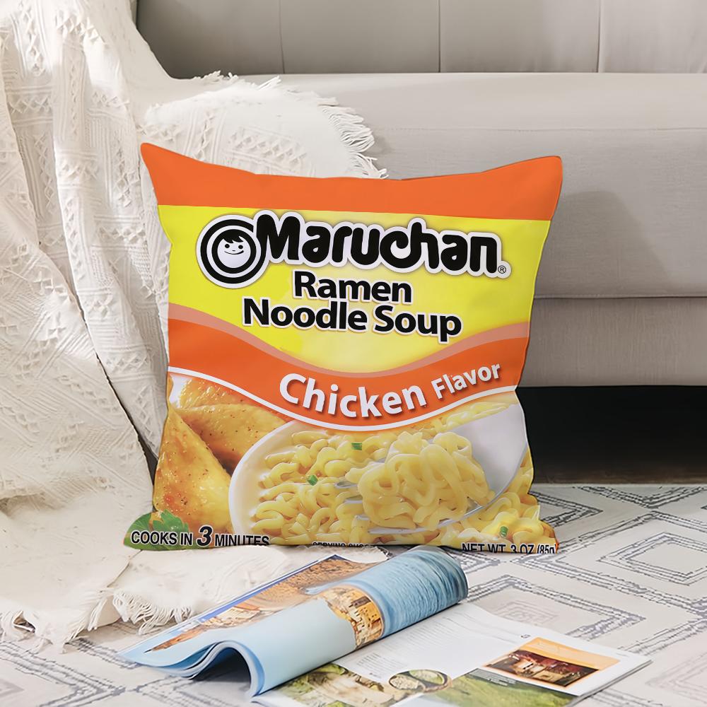 Модная наволочка с принтом M-Marucha R-Ramen, офисные подушки, подходит для дивана, автомобиля, спальни, декоративная наволочка