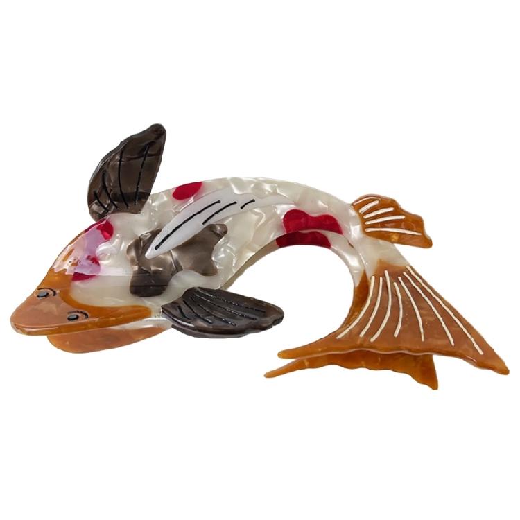 Пляжная заколка-коготь для волос в виде кита, зажим для хвоста, заколки-принцессы, украшение для волос