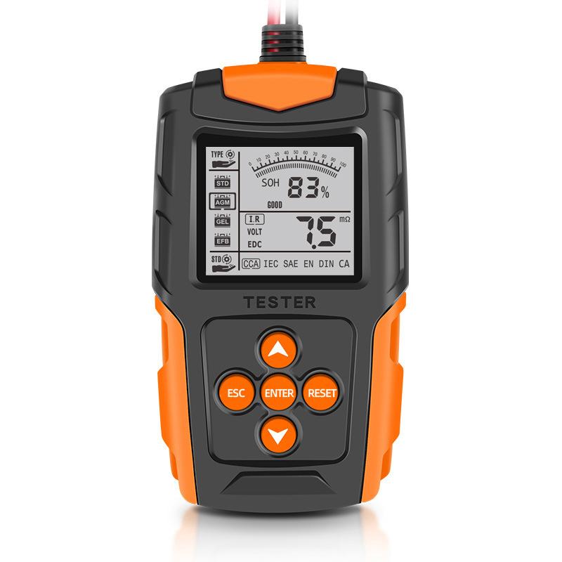 Car battery tester 12V24V battery tester CCA internal resistance tester Motorcycle battery analyzer