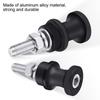Black Car Winch Rope Hook Stand Steel For 3/8 1/2 Clevis Slip Aluminum Alloy 10" Bolt Mount Half-Linked Winch Hook