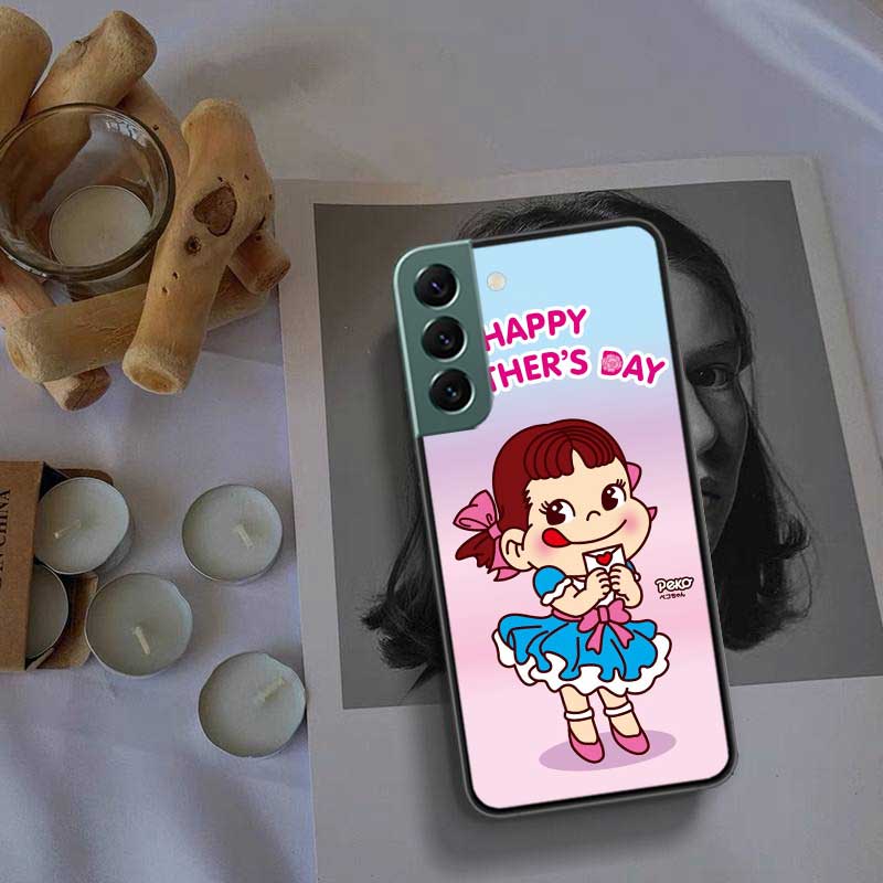 F-Fujiya M-Milky P-Peko C-chan Мультяшный Чехол для Телефона Для Samsung Galaxy S22 S25 Ultra S21 S10 Plus S26 Edge S20 S23 S24 FE Чехол