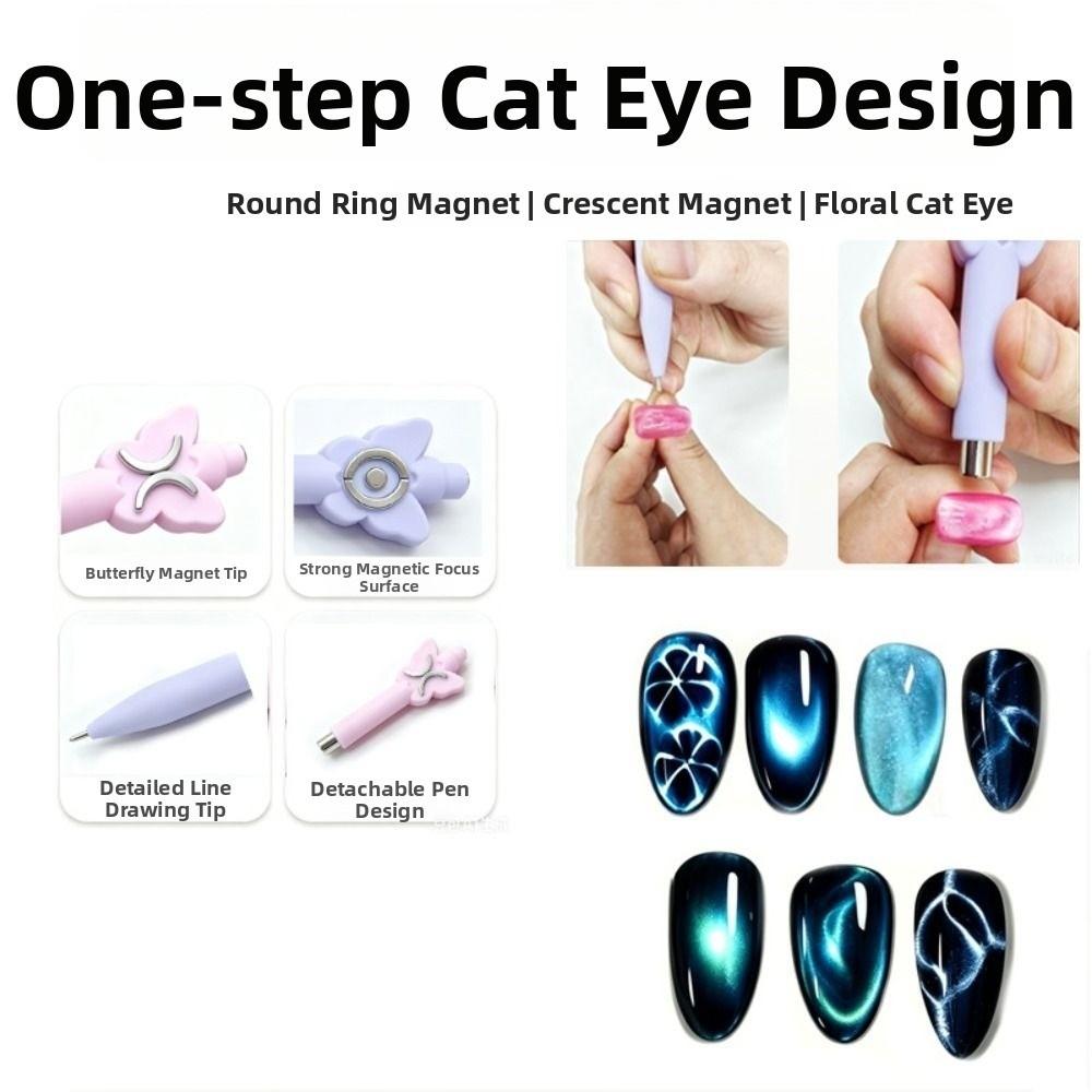 Multifunctional Magnets Cat Eye Magnetic Wand Magnetic Nail Polish Wand Easy to Use