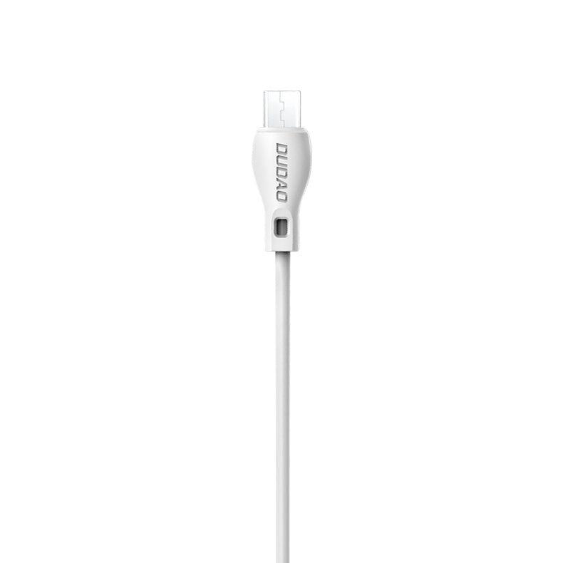 Dudao 1m Micro USB Cable, 2.4A Fast Charging, White