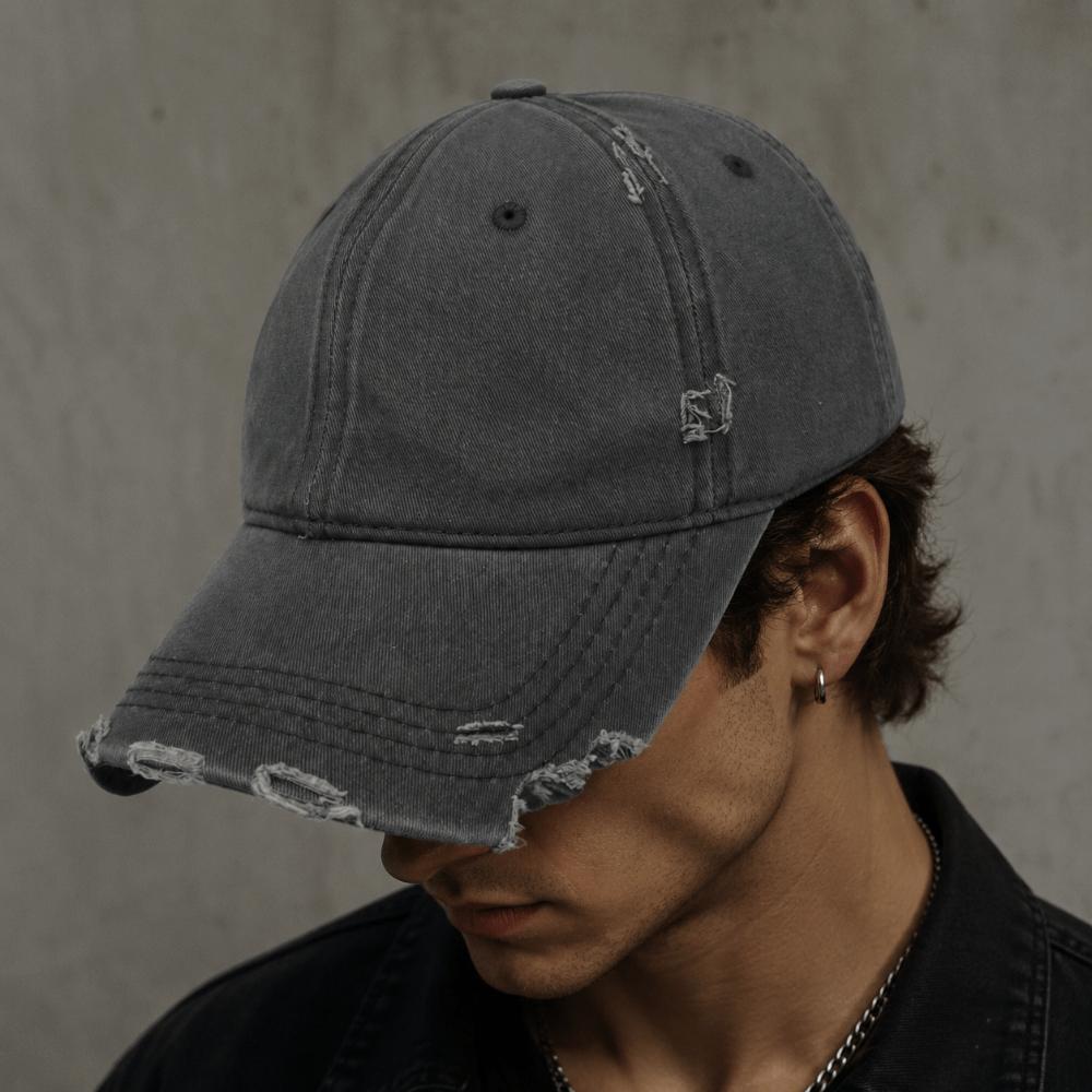Ripped Brim Hole Baseball Cap Adjustable Sunscreen Hats Fashion Baseball Hats For Man Women Unisex