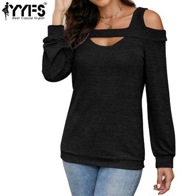 Женская мода повседневная весна осень однотонные принты длинные рукава квадратный воротник блузки и рубашки