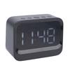 Digital Clock with Wireless Speaker LED Display Rechargeable Alarm Clock with MP3 Music Player for Sleepers
