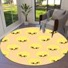 SKZ Round Area Rug,Carpet Rug for Living Room Bedroom Sofa Playroom Decor,Non-slip Floor Mat