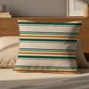 Чехол на подушку S-Stripes, Чехол для подушки, Наволочка, Противоклещевой, Невидимая молния, Льняная подушка для дивана