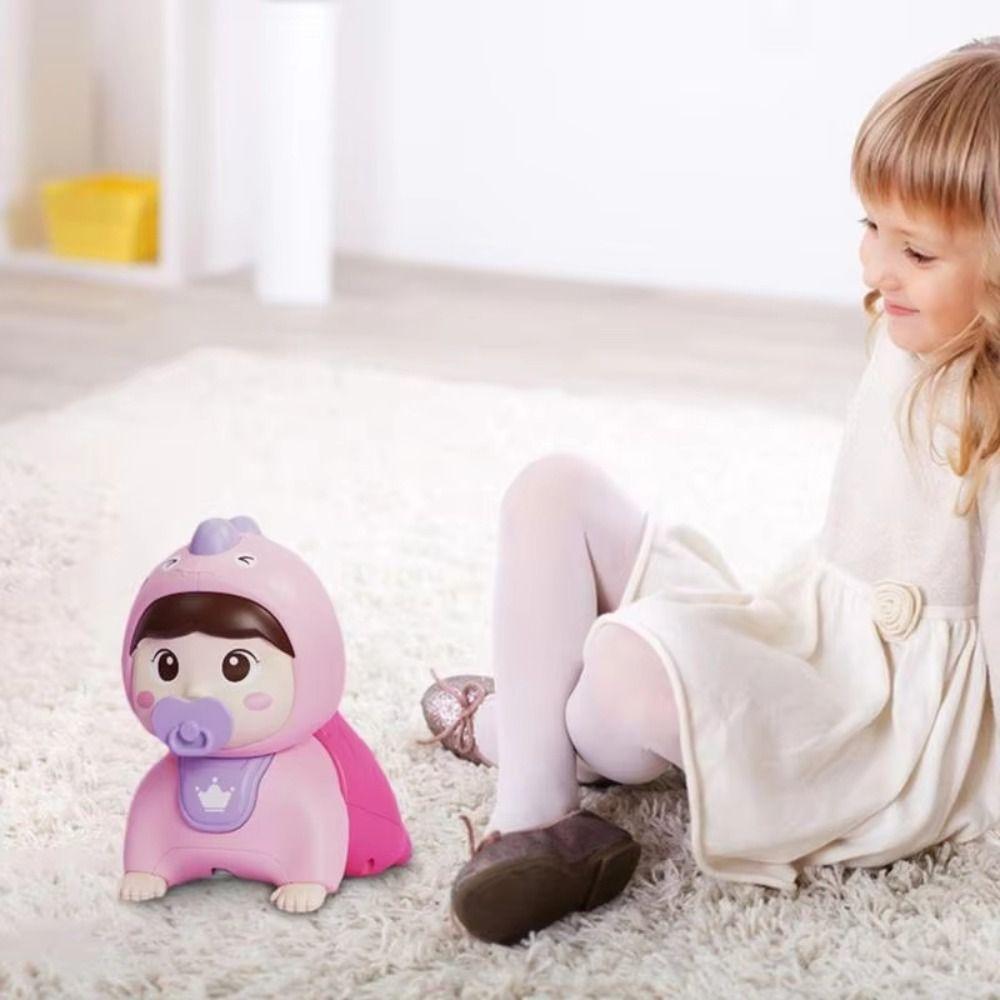 Cartoon Animal Crawling Practice Toys Early Education Crawling Kids Doll Toys  Baby/Toddlers