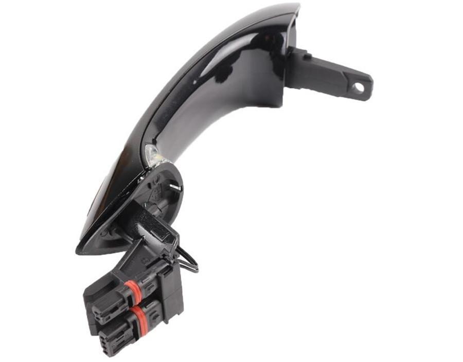 1x Black Car Exterior Front Left Comfort Door Handle 51217231931 For BMW F10 F01