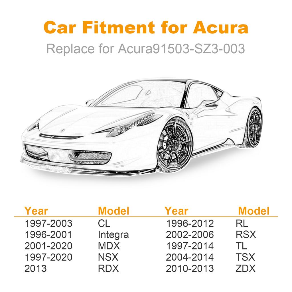 Universal 10mm Hole Size 50PCS Car Bumper Clips Nylon Rivet Fastener Fender for Honda & Acura Replace Push Rivet Mud Flap