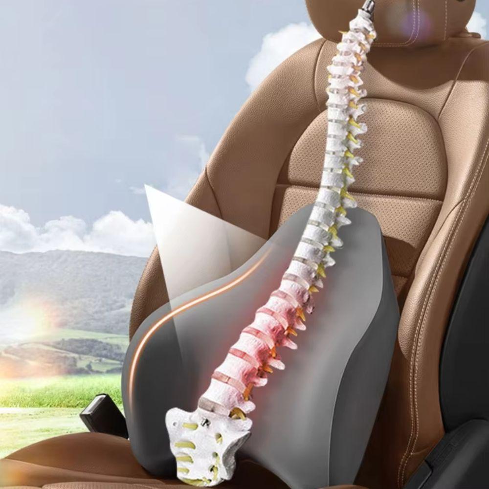 Ergonomic Car Seat Massage Cushion Lumbar Support Car Seat Back Waist Cushion Driver