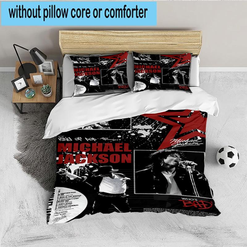 Jackson's Thriller 3PCS Bedding set,Ideal for 1pc Duvet Cover And 2pcs Pillowcases Perfect for Fan gift,Ideal for Bedroom, Dormitory
