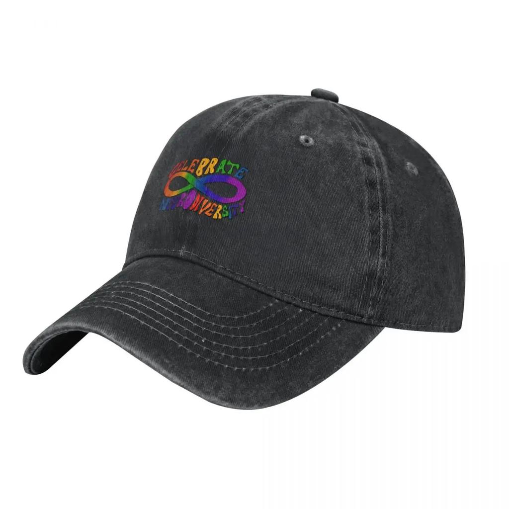 Celebrate NeurodiversityCap Baseball Cap hats on offer winter hats for Unisex sun hat Hat Unisex Unisex Golf Wear Womens