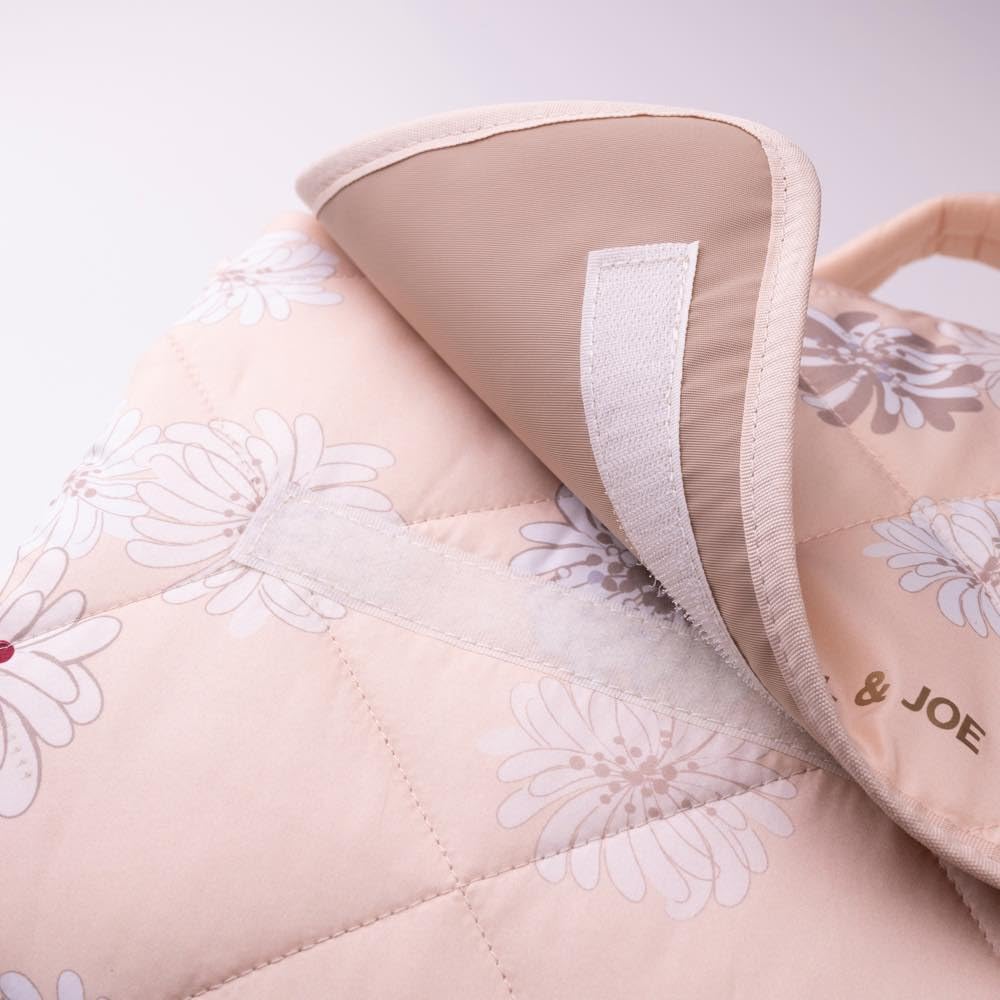 Paul & Joe Break Time Marks Picnic Mat L, Chrysanthemum Nude Pink, PAJB-MAT03-PK