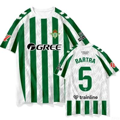 Новая Летняя Футболка для Футбольной Тренировки Игрока Футбольная Форма Взрослые Дети Спортивная Одежда Быстросохнущие Топы Повседневные Футболки Y2K