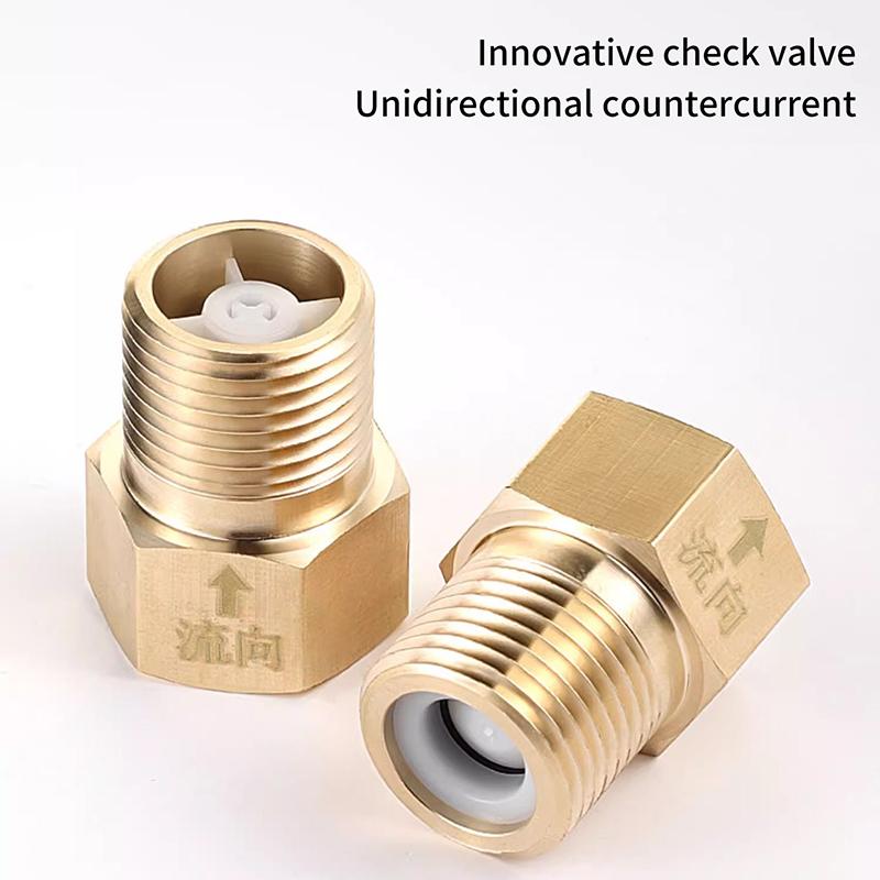 Male Female Check Valve One Way Non-Return Valve Water Heater Toilet Water Pipes