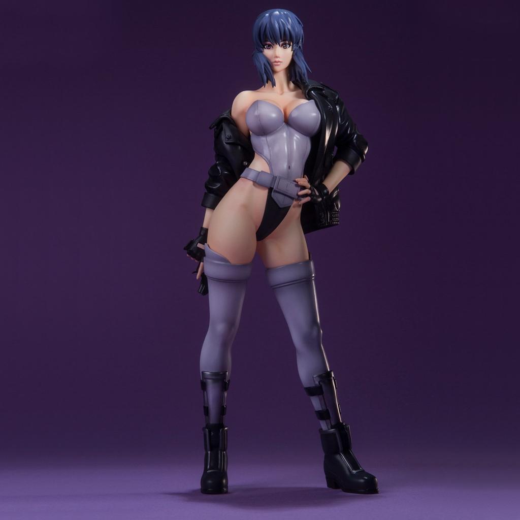 Статуэтка высокой технической сложности в ракушке Мотоко Кусанаги расписала законченную фигурку №6 "Ghost SAC" (перепродажа) ПВХ и АБС без масштаба