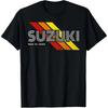 Мотоциклетный клуб Suzuki, мотоциклетная футболка с коротким рукавом, чистый хлопок, звук мотоцикла, летний уличный стиль, Streetwear, модная, хлопковая