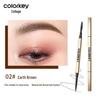 Color Key Shape-defining Stereo Sketch Eyebrow Pencil