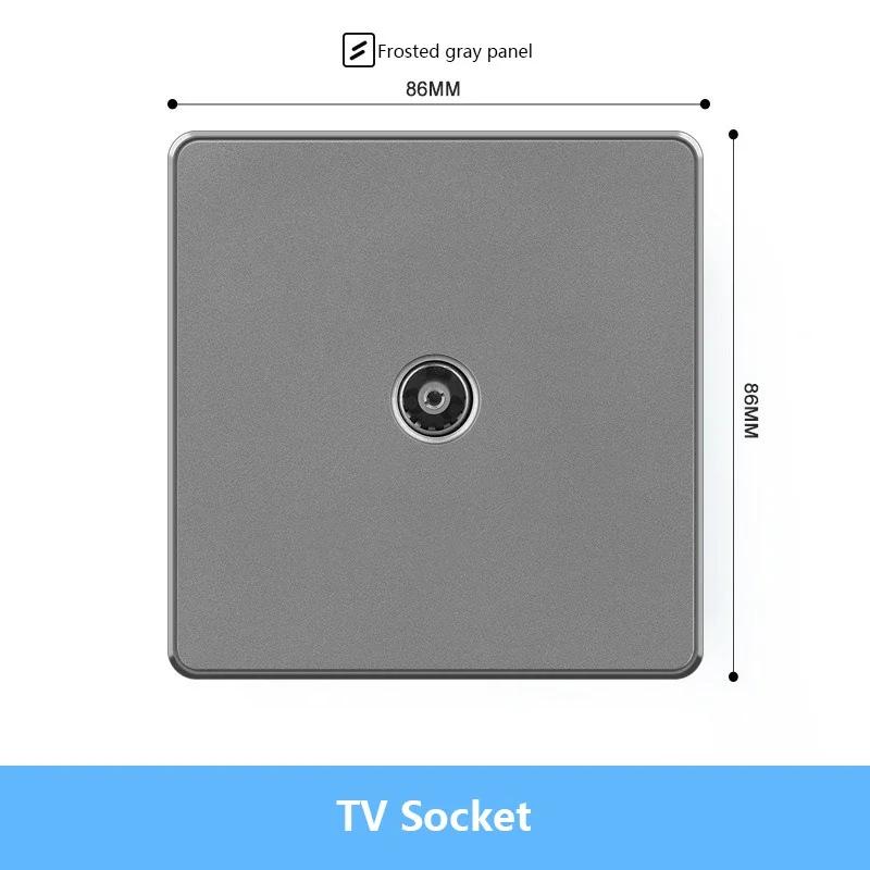 Universal USB Type-c 18W Fast Charge Power Socket plug,Home Wall Light Switch,UK 13A with Dual USB Electrical Outlet AC110-250V