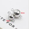 10Pcs Magnetic Lobster Clasps Buckle Hook Round Ball DIY Jewelry Making Findings