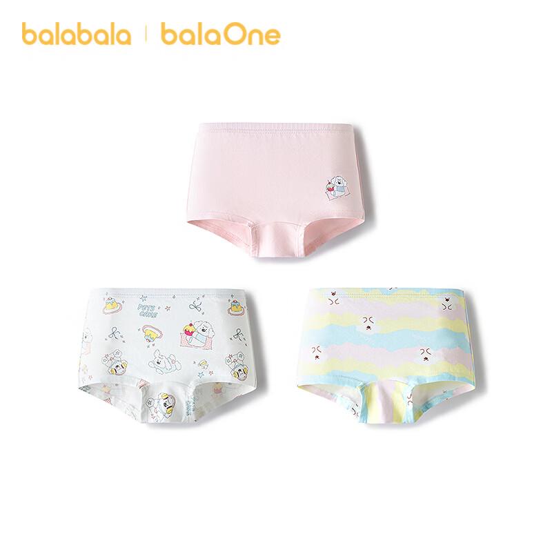 Хлопковое нижнее белье для девочек Balabala, 3 шт.