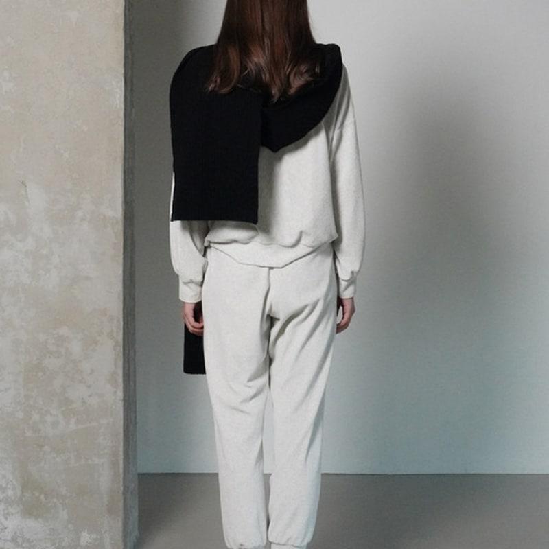 MUSE BY ROSE ORSO merino wool hooded muffler(BLACK)