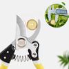 Garden & Orchard Pruning Shears Zinc-Aluminum Alloy SK5 Heavy-Duty Branch Lopper Flower & Fruit Picking Scissors