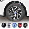 60/63/68mm Aluminum ABS Car Wheel Center HubCaps Tire Cover Stickers Benz Badge Decor For Mercedes Benz W204 W202 W212 W220 W205