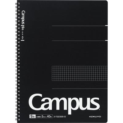 KOKUYO Campus Twin Ring Notebook для взрослых Campus Graph в линейку 40 листов S-T223S5-D