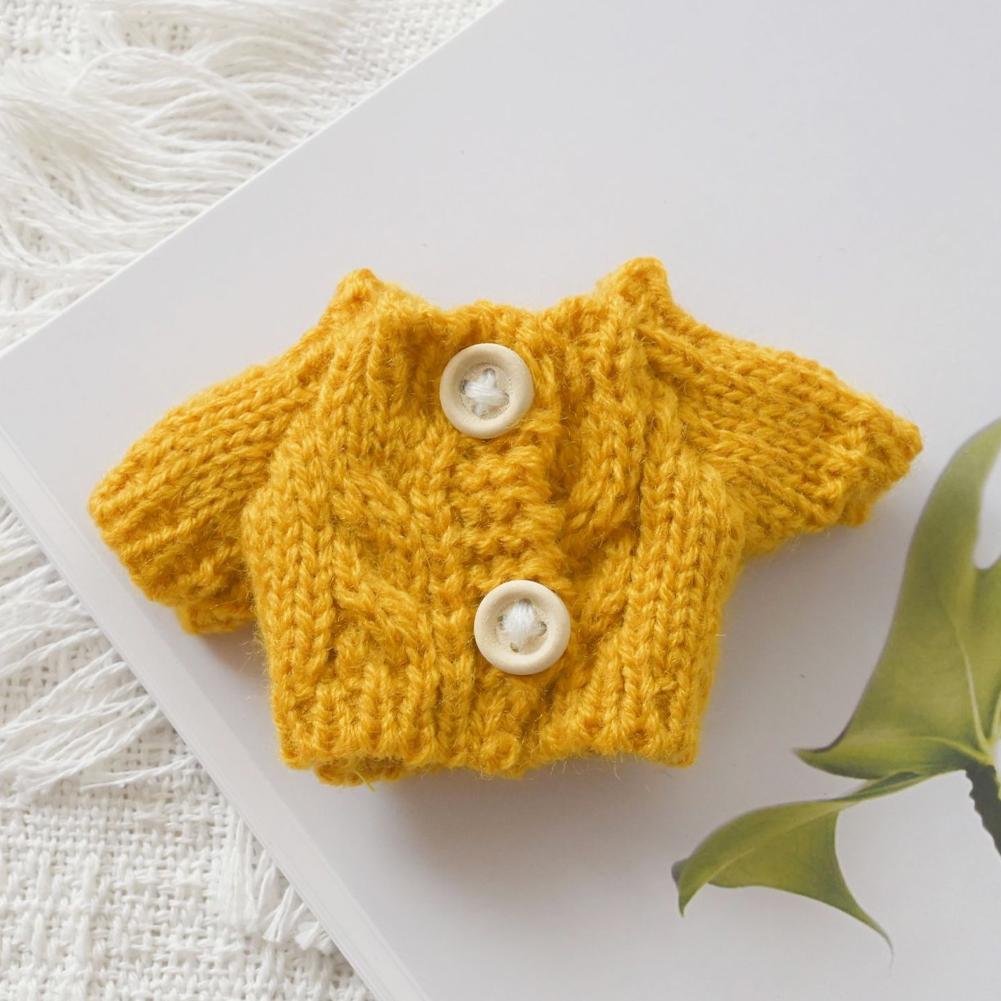 Для 14 см хлопковый комбинезон для кукол с мультяшным сердцем, сменный наряд для плюшевой куклы, аксессуары для игрового домика, мини-одежда