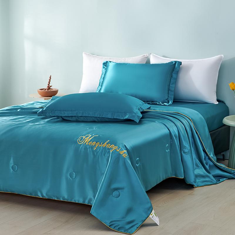 Летнее стираное шелковое одеяло, весеннее тонкое пододеяльник, мягкое шелковистое одеяло с ледяным охлаждением, постельное белье, одеяло размера «queen-size», односпальная двуспальная кровать