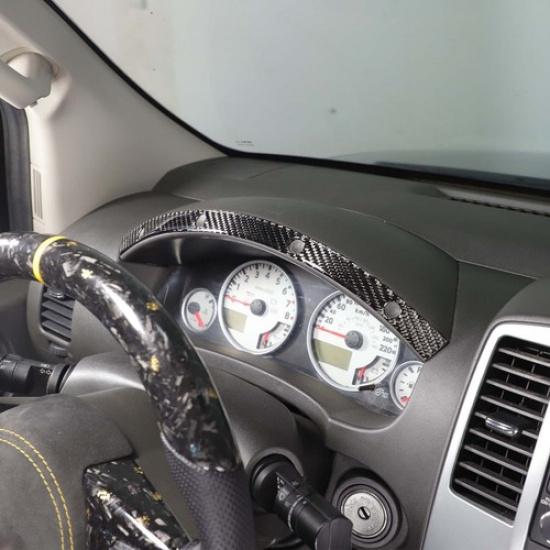 Carbon Fiber Interior Dashboard Trim Cover Sticker For Nissan Frontier 2009-17