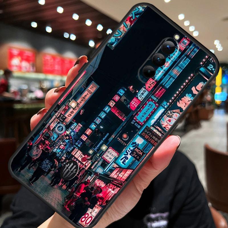 Japanese Night City Aesthetic Phone Case For ZTE Nubia Red Magic 9 Pro 8 8S Pro Plus 6 7 6S 7S Pro 6R 5S 5G Back Cover