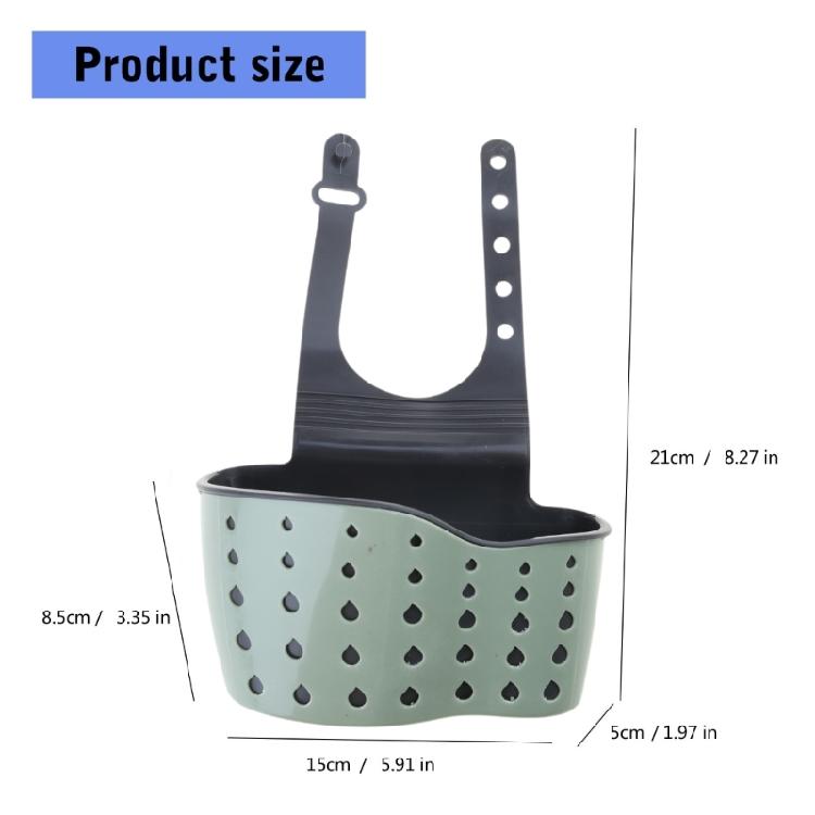 Multi Purpose Kitchen Sink Hanging Basket Hygienic Drain Basket for Kitchen and Bathroom with Adjustable Hanging Designs