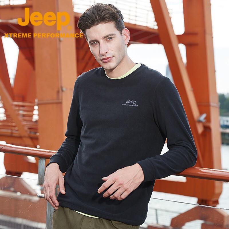 Jeep Мужской флисовый свитер для активного отдыха