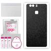 apgo Protective Skin Sticker for the Back Compatible with Huawei P9 Plus, Wrap Film, Foil, Vinyl - Pattern Black Honeycomb