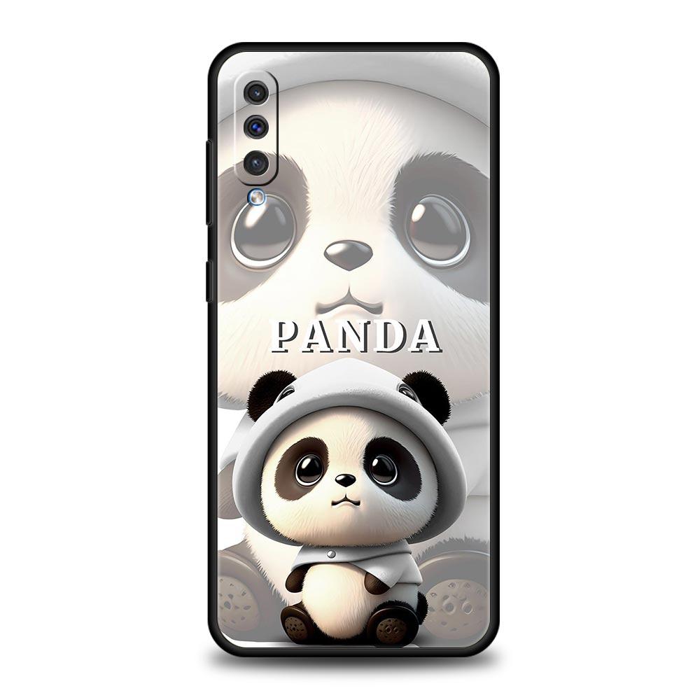 Чехол для телефона Baby Panda для Samsung Galaxy A56 A36 A26 A16 A34 A24 A42 A22 A20 A12 A40 A30 A10 5G Мягкая ТПУ Защитная Крышка Чехол Fundas Сумки