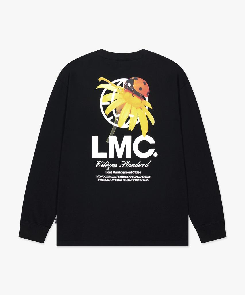LMC Футболка с длинным рукавом Божья коровка Черная
