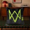 Watch Dogs Game   Decorative Pillowcase Square Pillowcase Home Office Decorative Cushion Cover